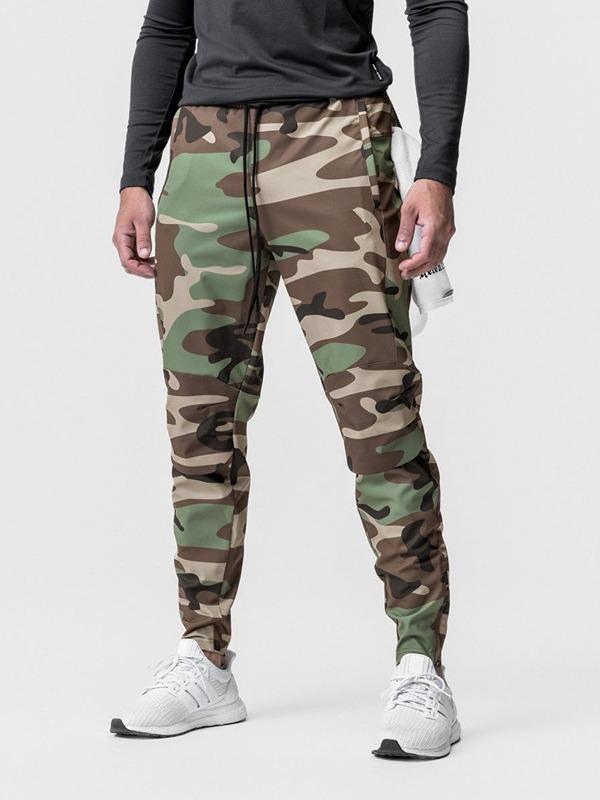 Новые мужские брюки-джоггеры для хайкинга из нейлона-стрейч с несколькими карманами - Повседневные спортивные фитнес-брюки