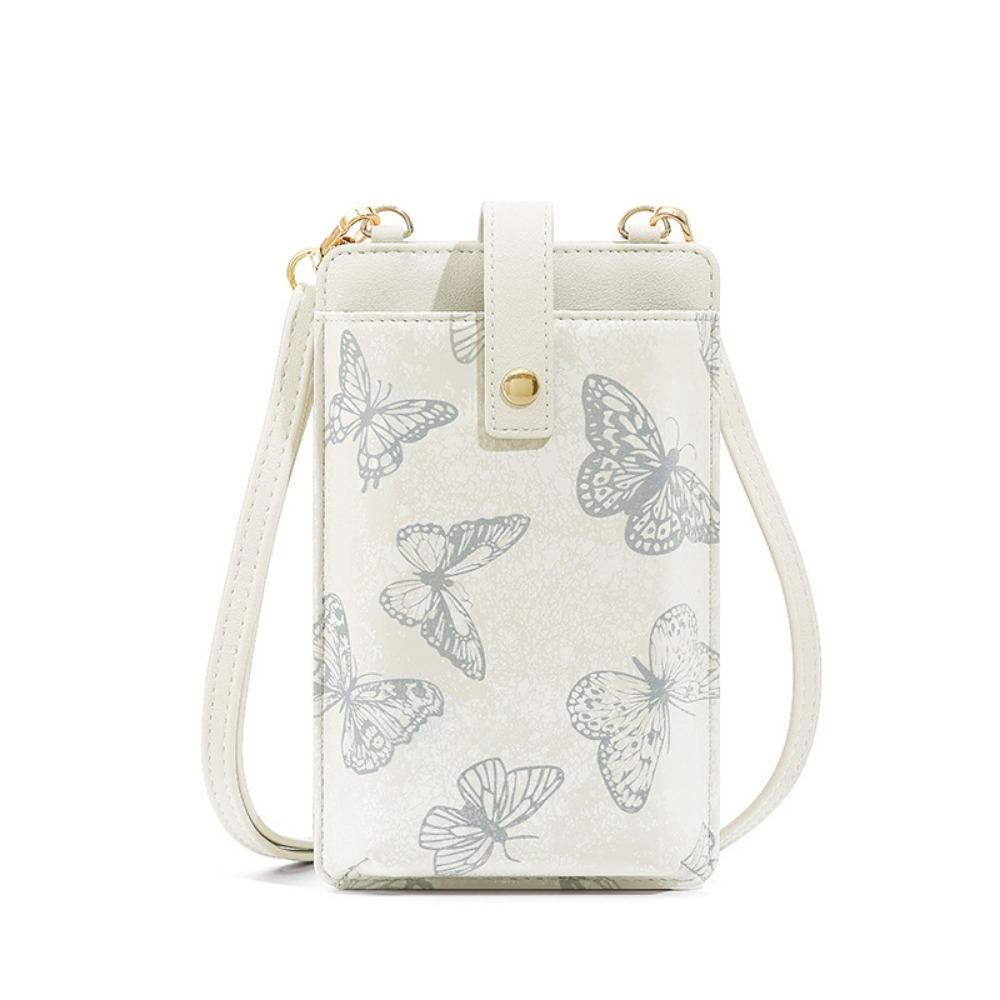 Coin Purse Butterfly Mobile Phone Bag Multifunctional Hanging Wallet Phone Crossbody Bag Fashion Mini Women's Messenger Bag Lady