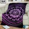 3D Bohemia  Meditation Mandala Nature Spirit Yoga Blanket,Soft Throw Blanket for Home Bedroom Bed Sofa Picnic Cover Blanket Kids