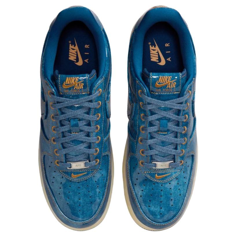 Nike Кроссовки Air Force 1 для скейтбординга Мужские Низкие Синие IM5757-400