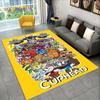 Game ,Cuphead and Mugman ,Gamer Area Rug ,Carpet Rug for Living Room Bedroom Sofa Doormat Decoration , Kids Play Non-slip Floor Mat