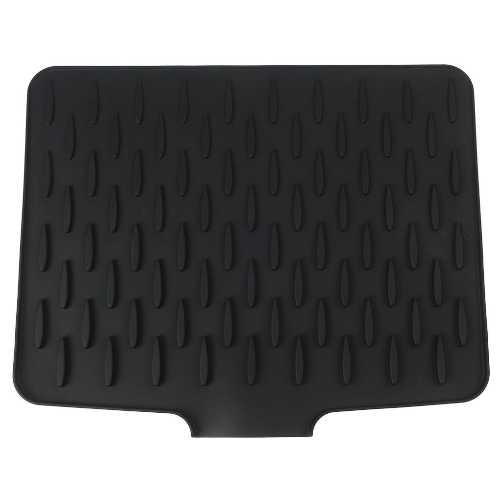 Silicone Draining Pad Drying Mat Silikon Dish Drying Mat With Tilted Water Diversion Mat For Kitchen Tableware Non-slip Mats