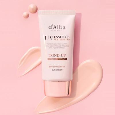 Солнцезащитный крем Vegan Waterfull PINK TONE-UP 50 мл (3 варианта)