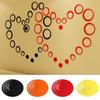 5PCS/Set Acrylic Wall Art Home Decor Mural Round Decals Wall Stickers 3D Circles