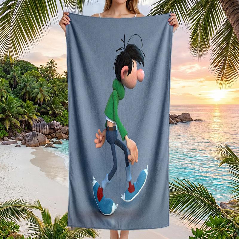 Large Beach Towel Quick Dry Absorbent Towel For Beach IndoorGaston Lagaffe
