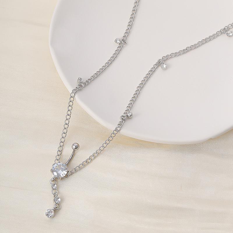 Цепочка для пупка, женская, для вечернего платья, поясная цепочка, панк-ремни, пояс