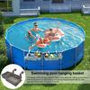 Poolside Storage Baskets with Cup Holders Large Capacity Universal