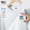 Мужская хлопковая футболка с длинным рукавом Baleno серии S&K, плотный хлопок