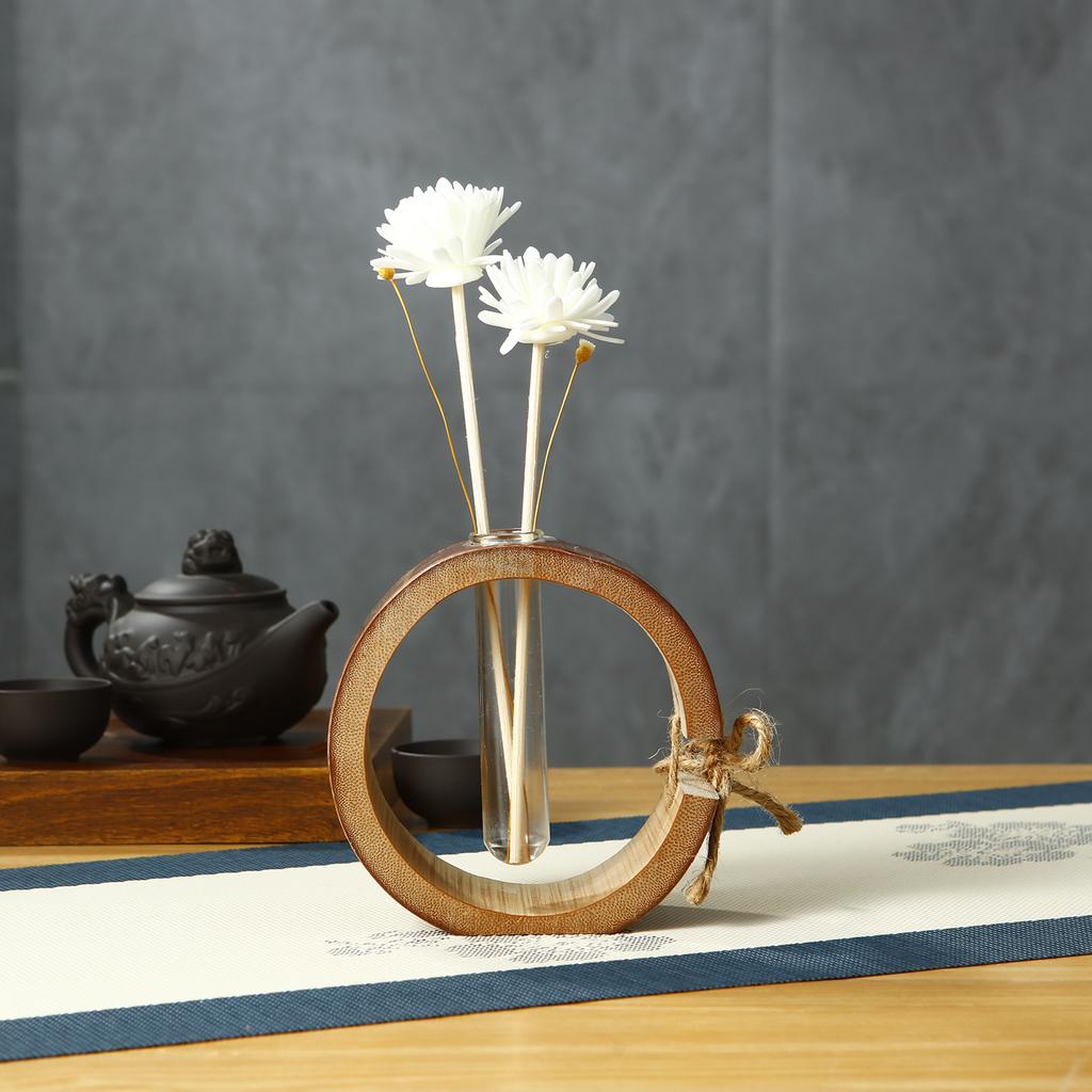 Бамбуковый диффузор для дома, бутылка, подарки для вечеринок, стеклянный контейнер, диффузор с палочками, бутылка для эфирного масла, диффузор с цветами, палочки