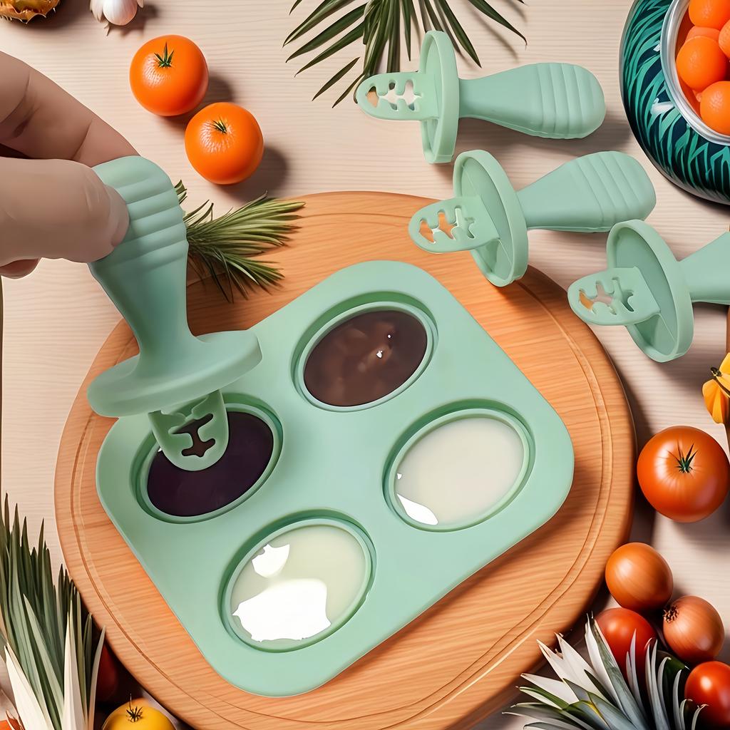 BPA-Free Silicone Ice Cream & Breastmilk Popsicle Molds DIY Homemade Ice Cream Mold Kitchen Gadgets