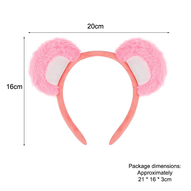 Cute Bear Ears Headband Halloween Hairband Animal Costume Children Adult Party Accessories For Halloween Cosplay