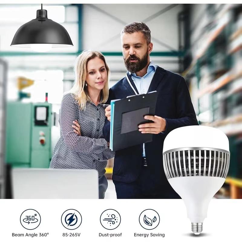 Exceed 8000LM, 6500K Daylight, Super Bright 80 Watt High Lumen LED Bulb with 550 - 750W Equivalent, E26