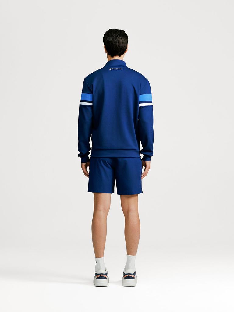 Sergio Tacchini M Козлиный Цветной Спортивный Костюм на Молнии (военно-морской флот)