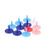 50Pcs/Pack Golf Ball Mark Portable Round Shaped Plastic Flat Golf Ball Position Markers Random Color Golf Accessories