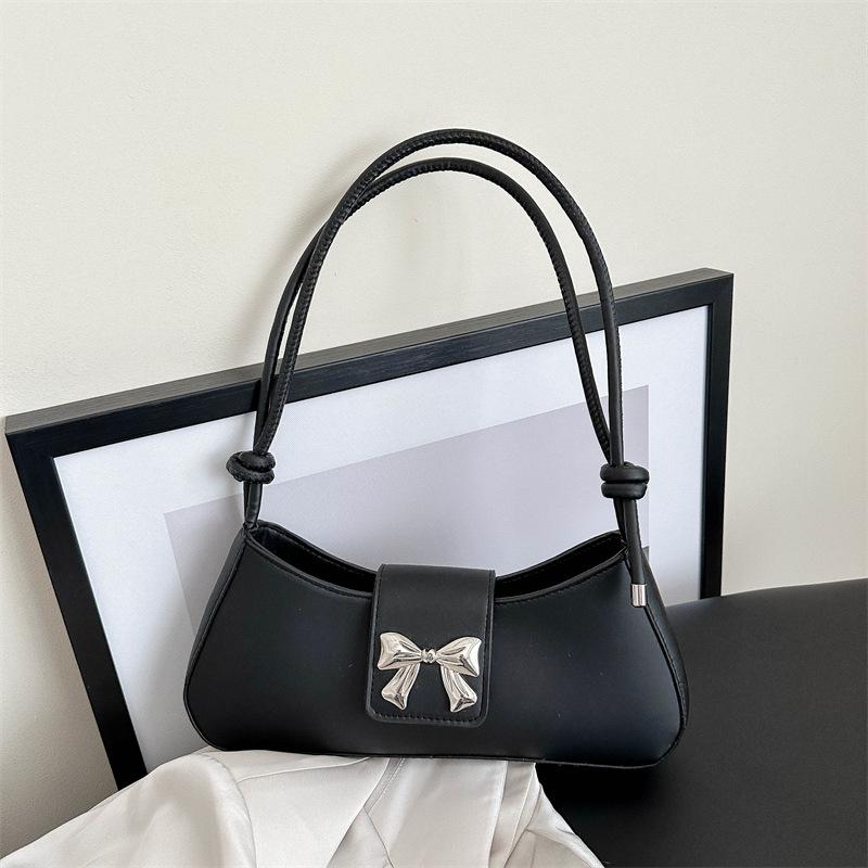 Сумка-бантик женская 2024 новая модная корейская версия нишевый дизайн текстура цепочка сумка на плечо подмышку