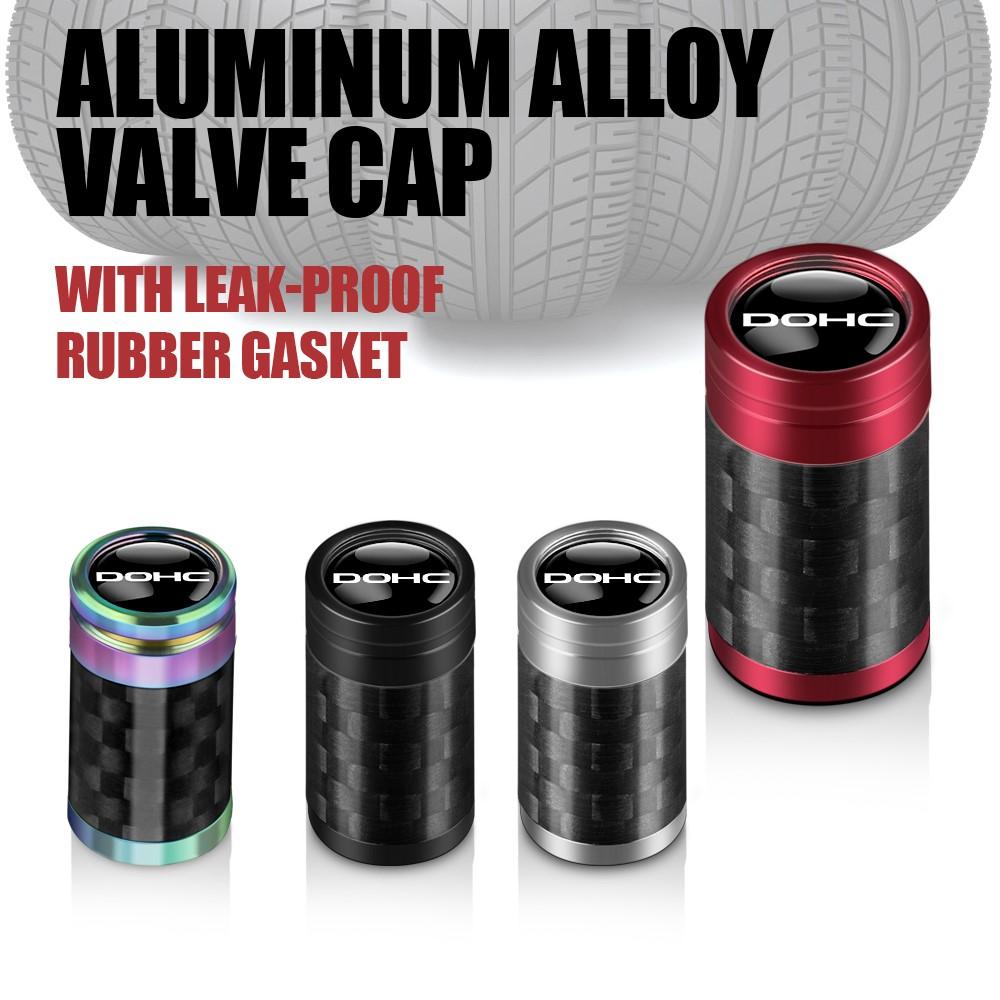 4PCS Car Tire Valve Cover Auto Tyre Wheel Air Stem Valve Cap Accessories For Honda Mugen Typer ACCORD Airwave Avancier Civic FK8 aij256