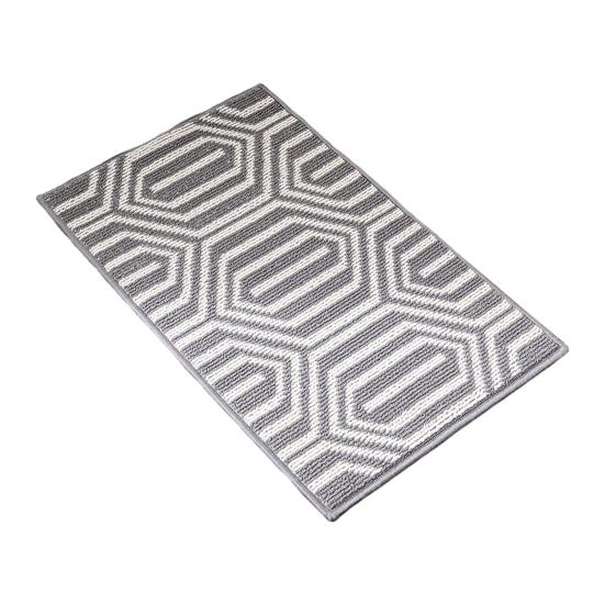 Коврик для пола Низкий профиль Геометрический Впитывающий Влагу Коврик для двери Пылезащитный Противоскользящий Улучшенный