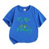 Kids Boys Girls 100% Cotton Crew Neck Short Sleeve T-Shirt, It's Time To Hockey Graphic Casual Lightweight Summer Tee For Children Daily Sports Wear