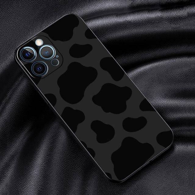 Чехол для Apple iPhone 14 13 11 12 Pro 7 XR X XS Max 8 Plus 6 6S SE 2022 13Pro, черный мягкий телефон Funda Flower Little Dinosaur