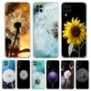 Чехол для телефона Samsung Galaxy A13 A33 A35 A55 A73 A53 A23 A51 A71 A21S A72 A31 A41 A05s A03S A15 A25 5G Чехол цветок Одуванчик