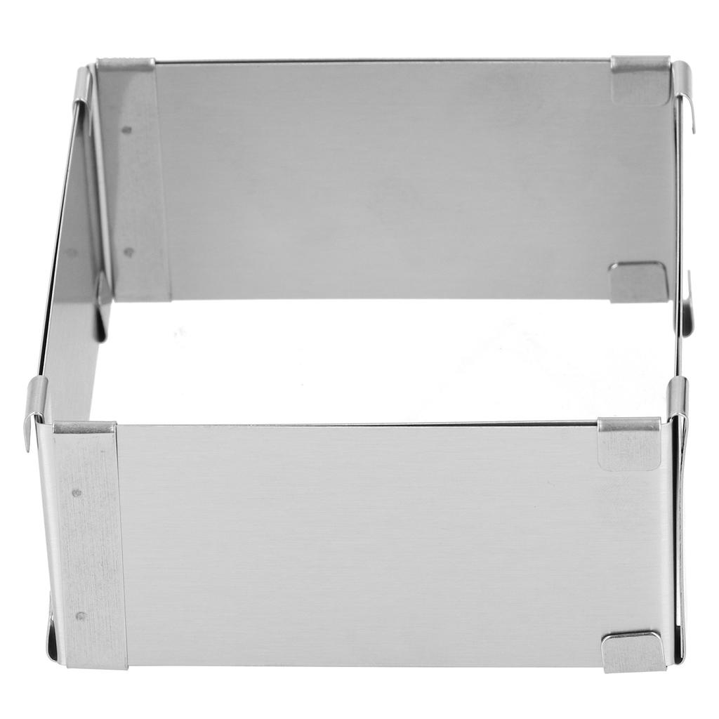 Квадратное кольцо для мусса из нержавеющей стали, выдвижная форма для печенья, торта, кухонные инструменты для выпечки своими руками, 10~18 см