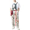Off-White Ss22 Фотопринт Круглый вырез Свободная футболка с коротким рукавом Мужские футболки Белые OMAA038R21JER0010110WHITE