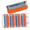 4pcs/pack Professional Shaving 5 Layers Razor Blades Compatible for Men Face Care or Mache 3