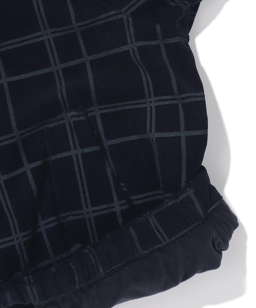 BIBISSIEOSEU Women'S Warm Day Jacket Navy Check