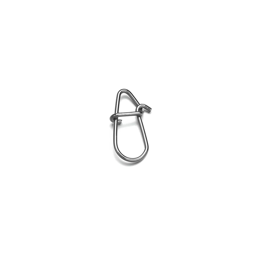 Stainless Steel Durable Line tackle Oval Split Rings Connector Barrel Swivel Fishing Hanging Snap