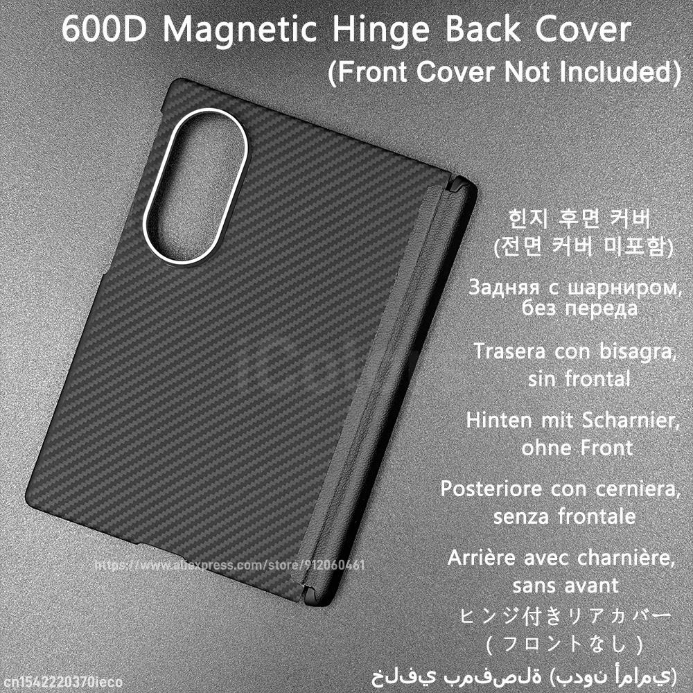 For Samsung Galaxy Z Fold 8 600D Aramid Carbon Fiber Case Hinge Case Front Cover Magnetic Magsafe Ultra Thin Lightweight Cover