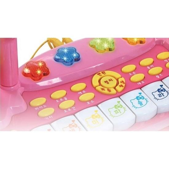Yaya Music Playset Piano + Electronic Drum + Karaoke Hello Kitty, a Popular Character In Korea