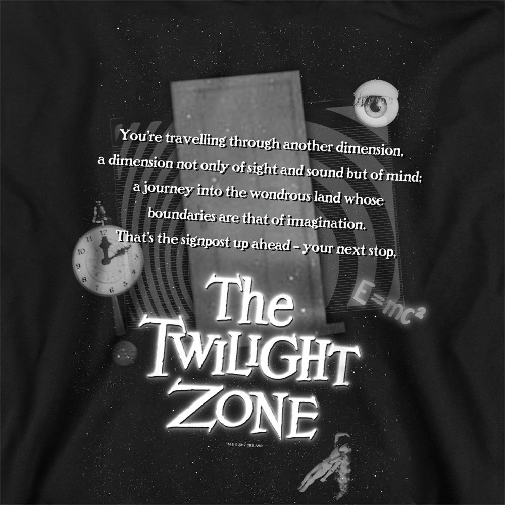 The Twilight Zone Unisex Adult Script Sweatshirt