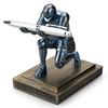 HDMbigmi Knight Pen Pen Desk Organizer Resin Pencil Office or Home Desk Organizer Holder, Stand, Accessory, Holder, Gift, (Blue)