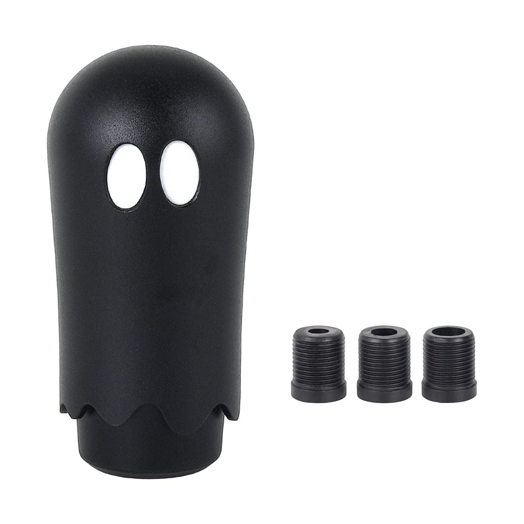 Aluminum Weighted Manual Knob Lever With 3 Threaded Adapters M8 M10 M12 X 1.25 For Vehicle Fun Cool Spooky