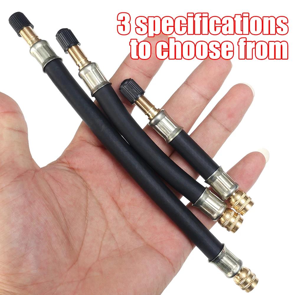 210mm Flexible Rubber Hose Tyre Valve Extension - Lorry Van Bus 1/3pcs Extension Tube Adapter Auto Accessories Bike Accessories