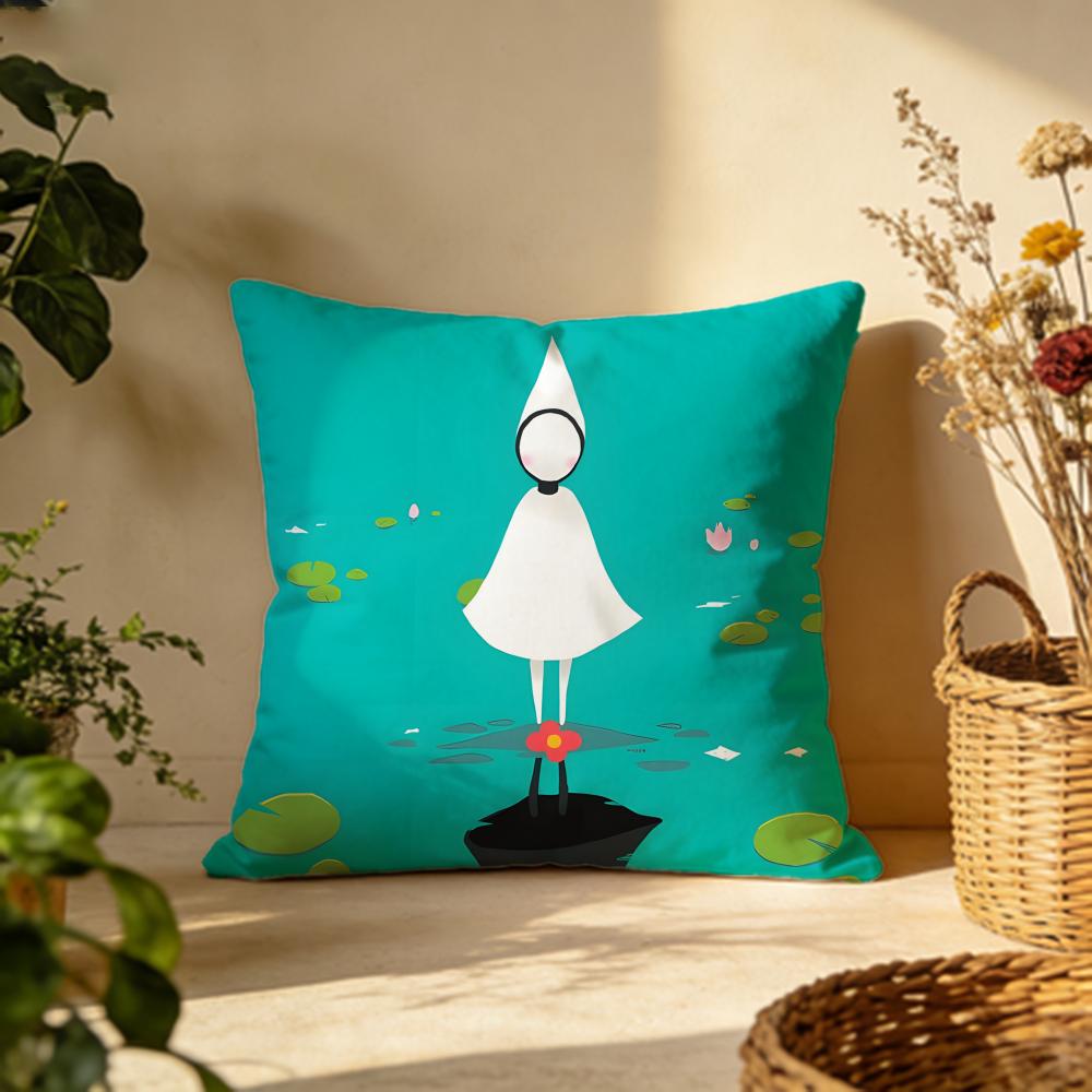 Trendy Mmonument Valleying Cushion Cover Versatile DoubleSided Pillow Case Fit for Sofa Bed Car Daily Decor