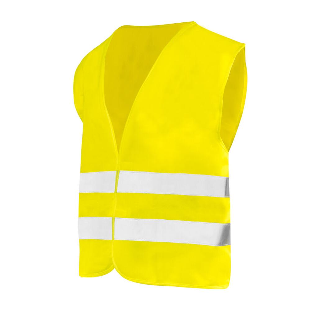 Warning Vest, Yellow, Size Xl