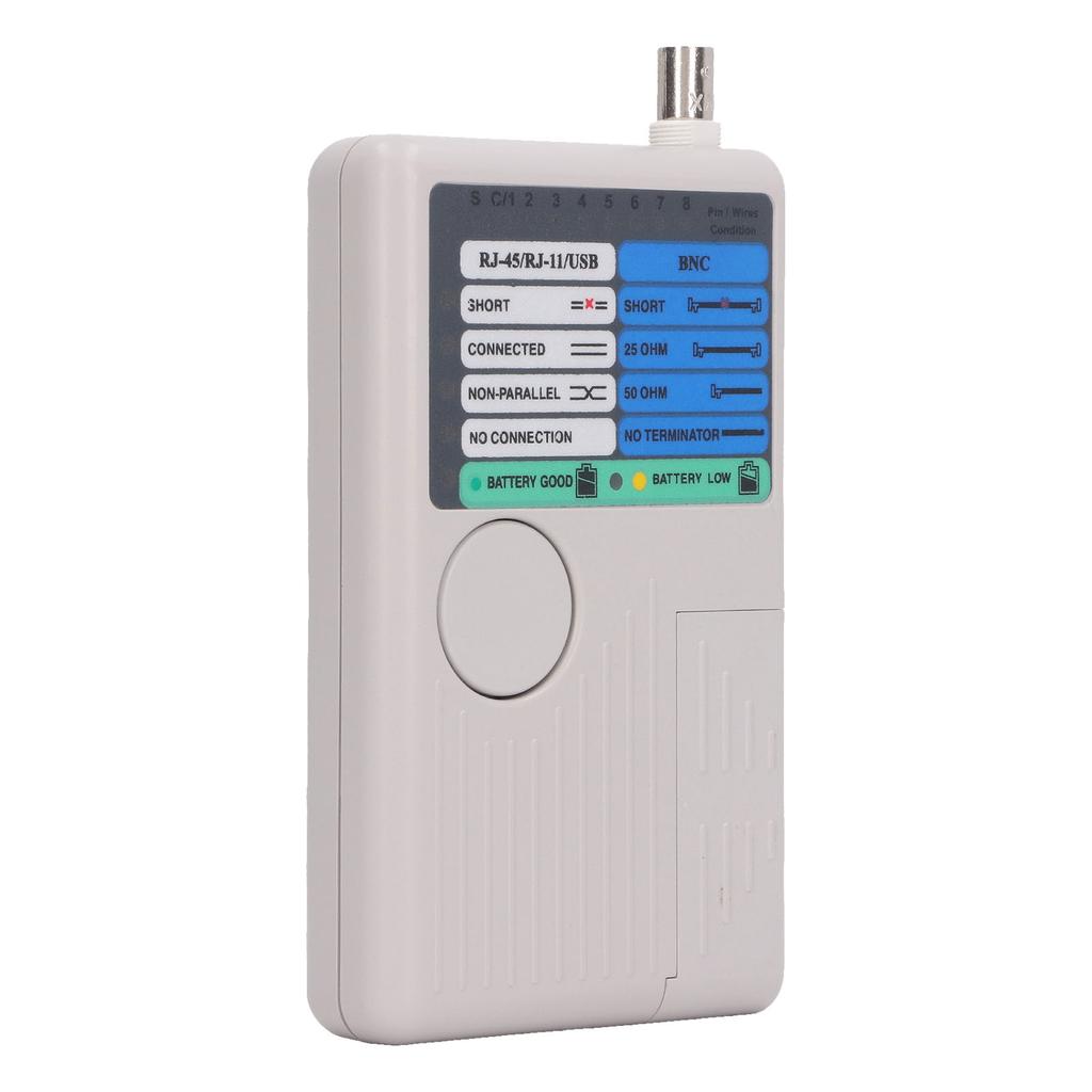 Тестер кабелей 4 в 1 Быстрый отклик Съемный модуль Сеть Телефон BNC USB RJ11 RJ45 Коаксиальный кабель Метр 90м
