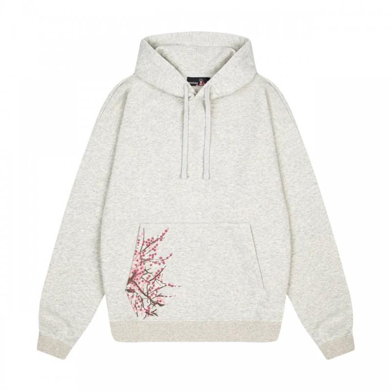 Mens Oversized Hooded Sweatshirt Jogger Set With Embroidered Design Cotton Streetwear Outfit Fall