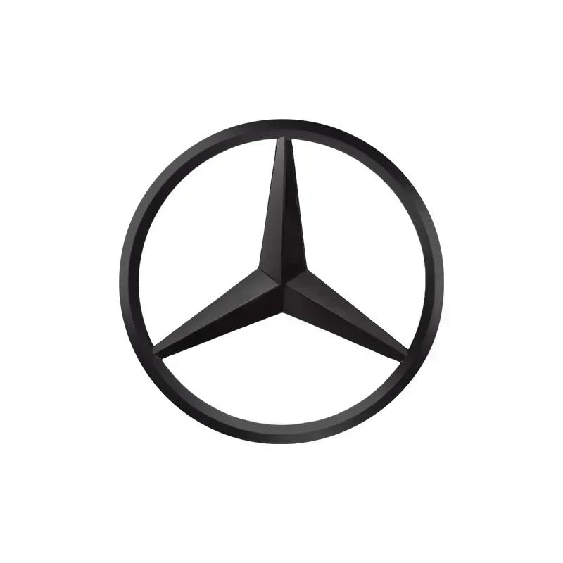 CSC1 1pcs 52mm 57mm Car Steering Wheel Badge Emblem Sticker For Mercedes Benz W204 W205 W212 W213 W221 W177 W246 GLA GLC CLA A Class