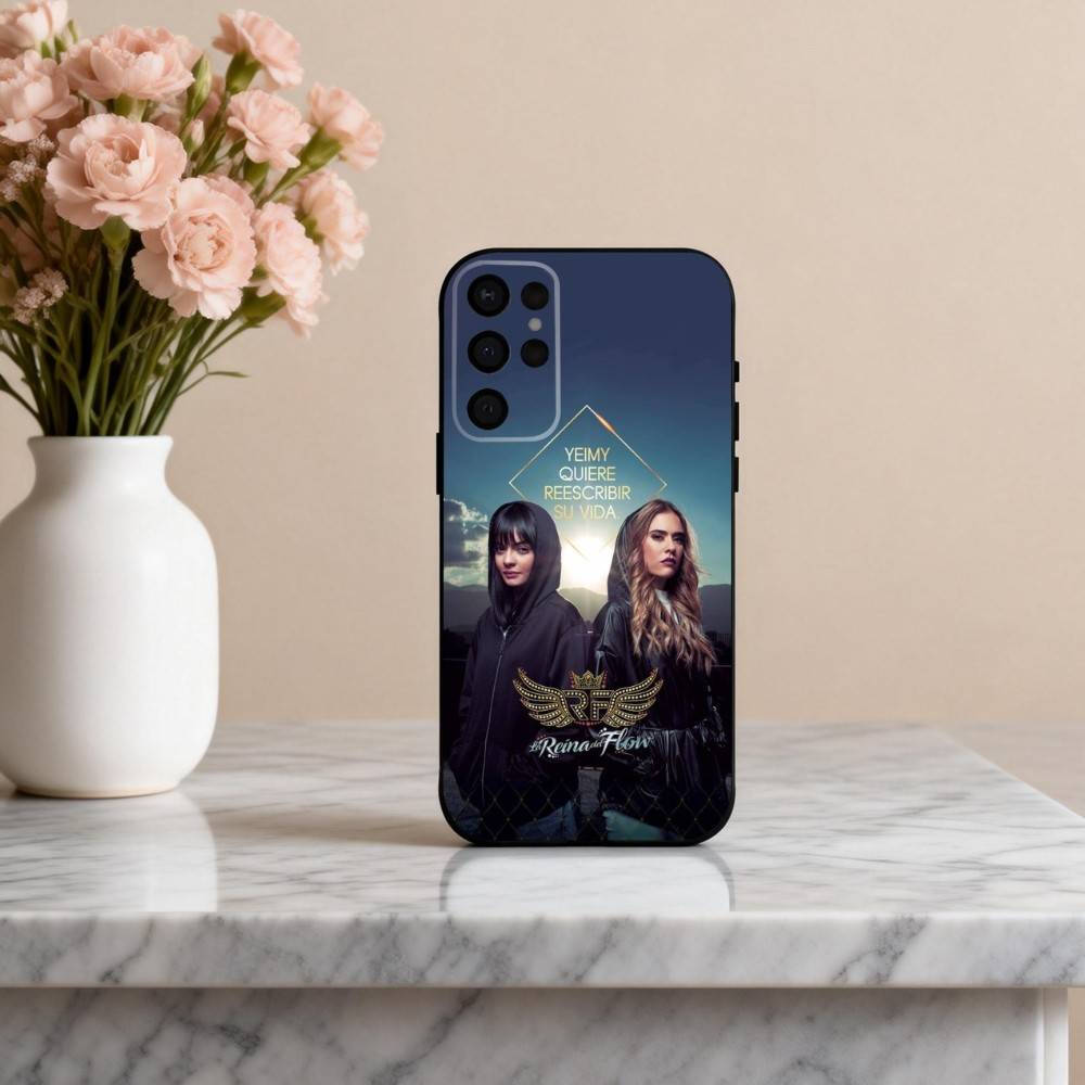 Queen of Flow La R-Reina Del F-Flow Phone Case For Samsung S25,S24,S21,S22,S23,S30,Ultra,S20,Plus,Others Soft Black Case