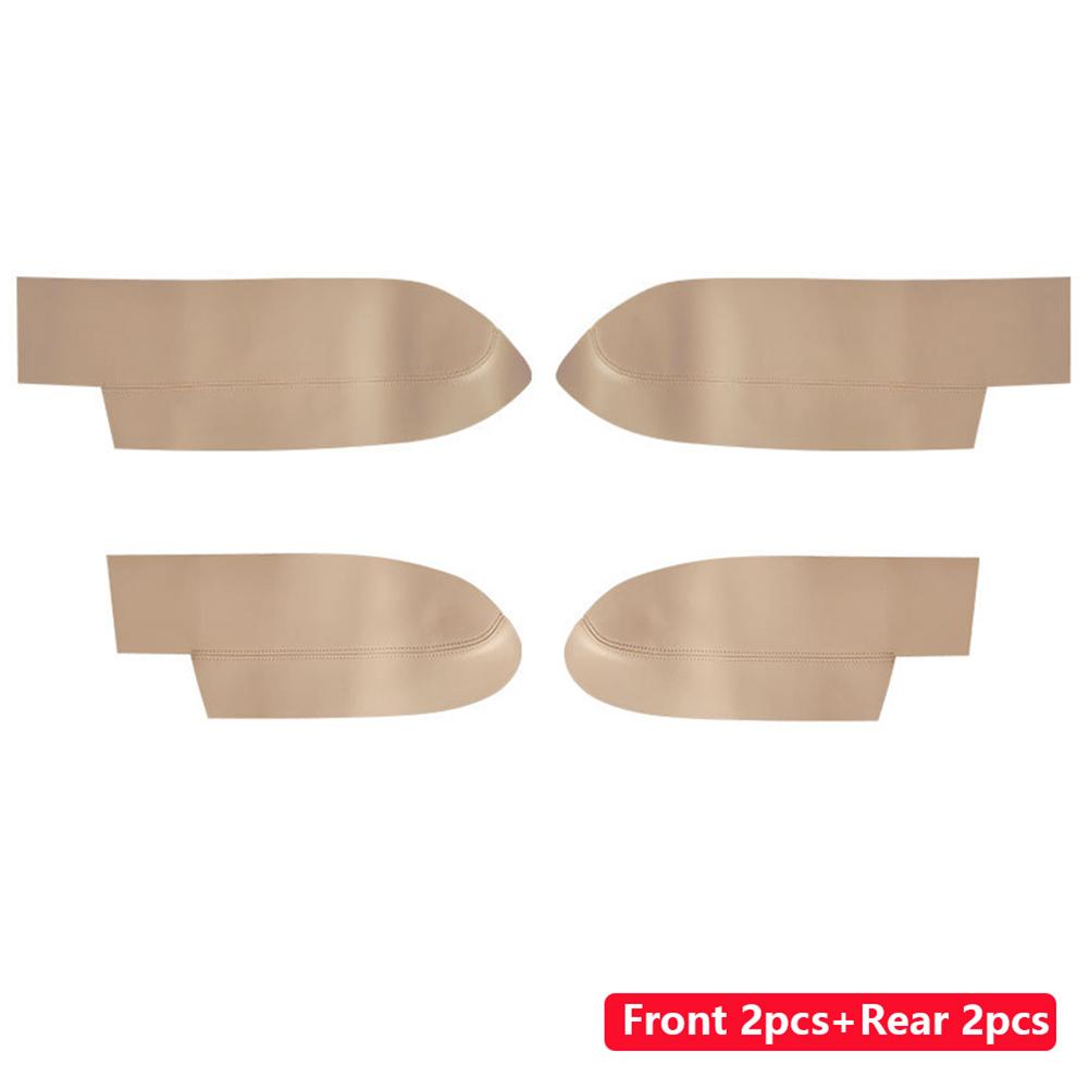 Черный кожаный чехол на подлокотник передней двери для Honda CRV 2007 2008 2009 2010 2011, подлокотник двери автомобиля, панель кожного покрова, отделка