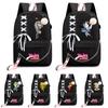 Anime Printed Backpack Girl Back To School for Boy Girl Cartoon Bookbag Kawaii Student School Bag Children Gift
