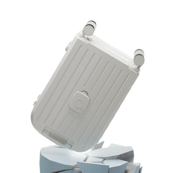 Чемодан 20 дюймов, твердый корпус, устойчивая к царапинам поверхность, USB-интерфейс, подстаканник, крючок для подвешивания и кодовый замок, бесшумное вращающееся колесо, чемодан для багажа