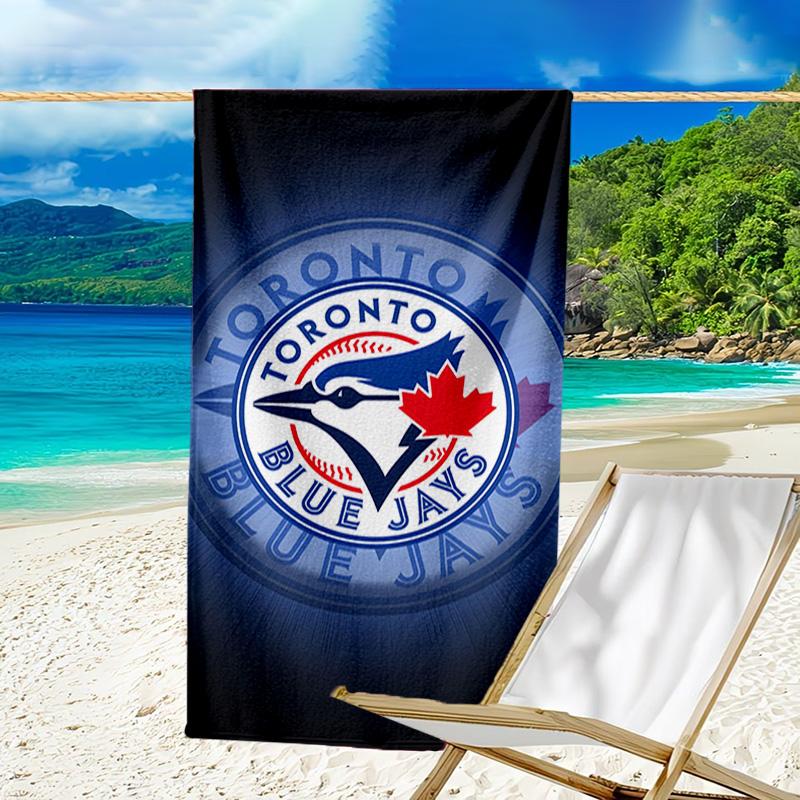 Blue Jays Logo Quick-Dry Microfiber Beach Towel Super Soft & Absorbent for Bath, Beach, Travel Bath Time Accessory, Fan gifts