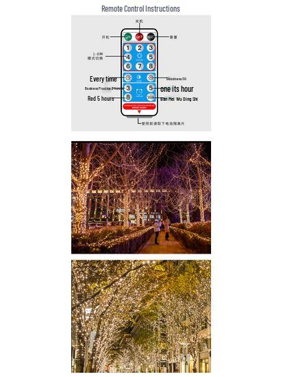 Светодиодные гирлянды «Звездное небо» на солнечной батарее - Медная проволока, Для улицы, Низковольтные, Идеально подходят для праздничного украшения сада