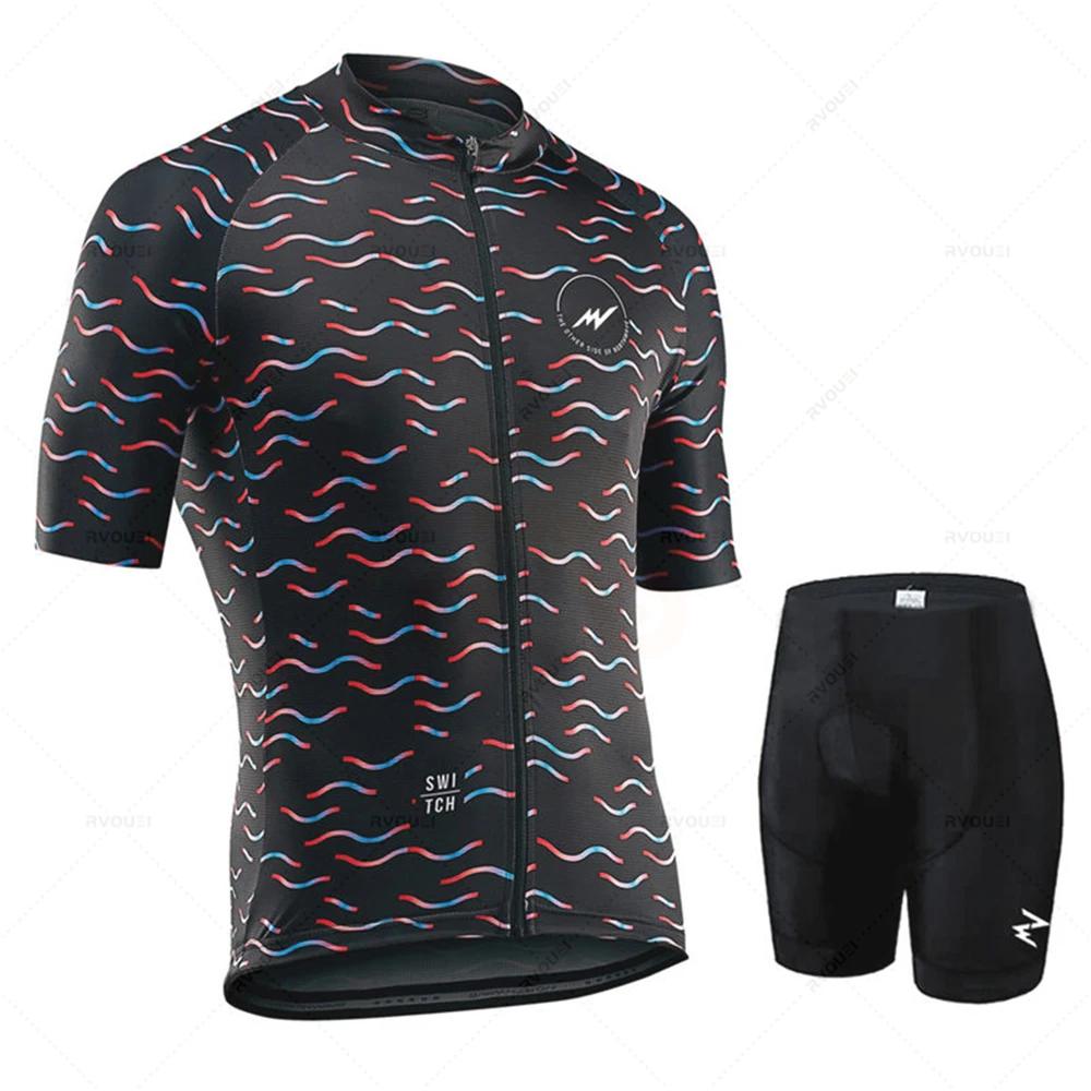 Велосипедный костюм-майка Morvelo-Team для мужчин, одежда с коротким рукавом, для гонок MTB, для катания на улице, велосипедная форма, лето, 2025