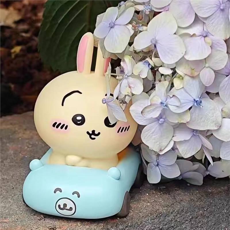 Фигурка Чиикава Игрушка Кавайи Хачиваре Куклы Усаги Украшения Мультфильм Милый Самоуничижительный Медведь Украшение Стола Вентиляторы Детский Подарок