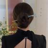 Vintage Elegant Green Bamboo Knot Hair Stick Hairpin for Women Retro Chinese Hanfu Hair Fork Hair Pins Chopsticks Jewelry