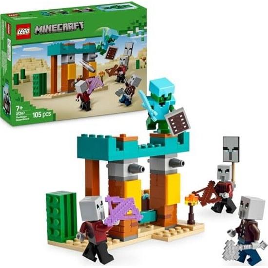 LEGO Minecraft Злой житель Пустынный патруль 21267 игрушка мальчик девочка